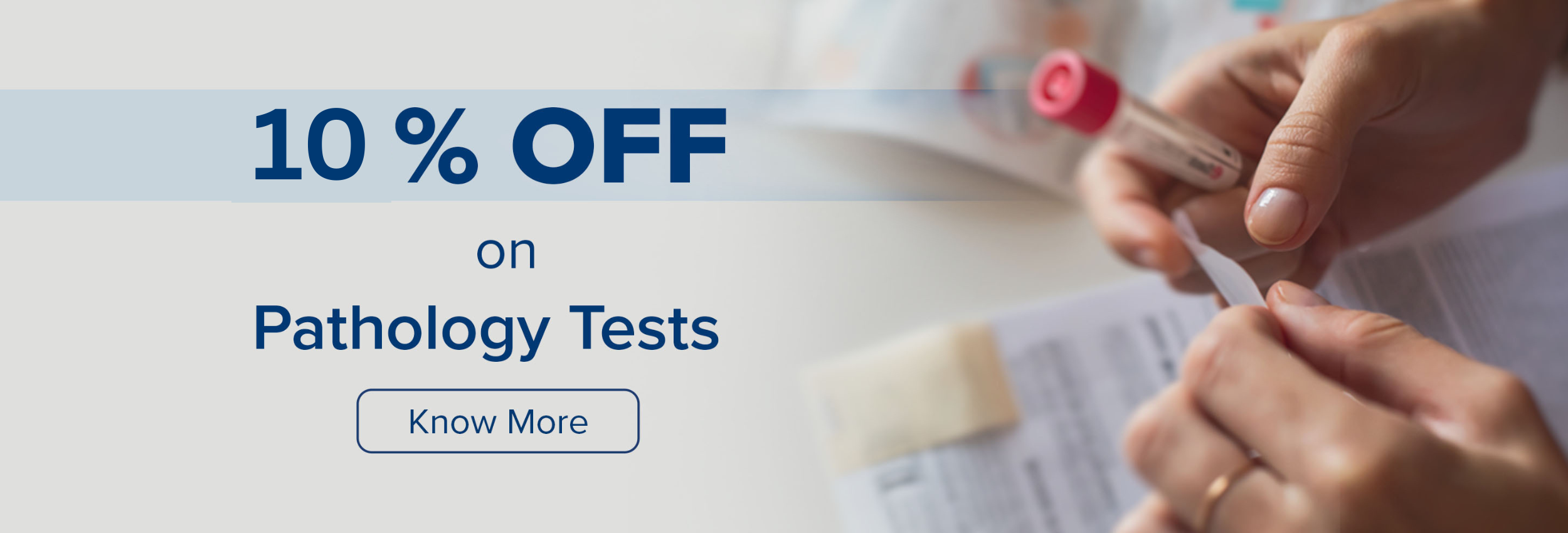 10 % off pathology test